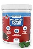 Patronus Maulwurf Power Kugeln 100 STK. - Maulwurf Vertreiber-Kugeln mit Sofort- und Langzeitwirkung...